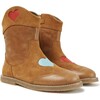 Girls TWS Nubuck Cowboy Boot, Brown - Boots - 2