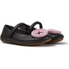 Girls TWS Leather Ballerina, Black - Sandals - 2