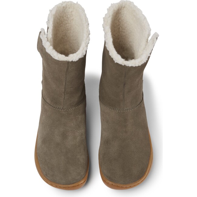 Girls Peu Cami Nubuck Boot, Brown Gray - Boots - 1