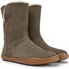 Girls Peu Cami Nubuck Boot, Brown Gray - Boots - 2