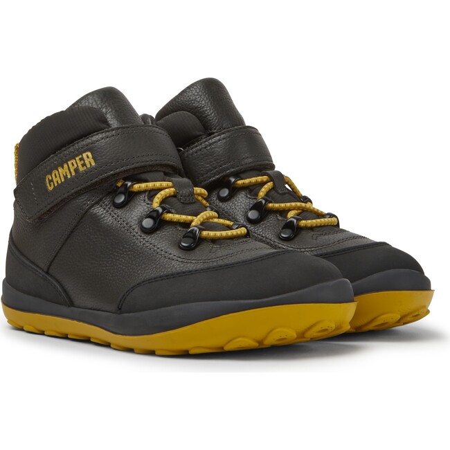Kids Peu Pista Leather Boot, Grey - Sneakers - 2