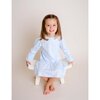 Long Sleeve Jersey Dress, Light Blue - Mixed Apparel Set - 2