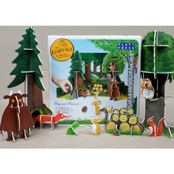 The Gruffalo Pop-out Playset - Giocattolo Da Costruzione 3D In Cartone, 44 Pezzi - Perfetto Per Giocare