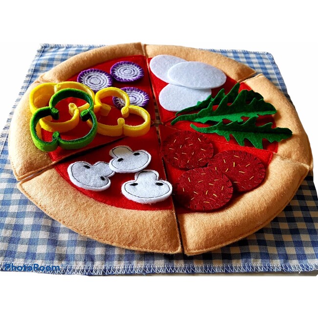 Felt Pizza - Play Food - 2