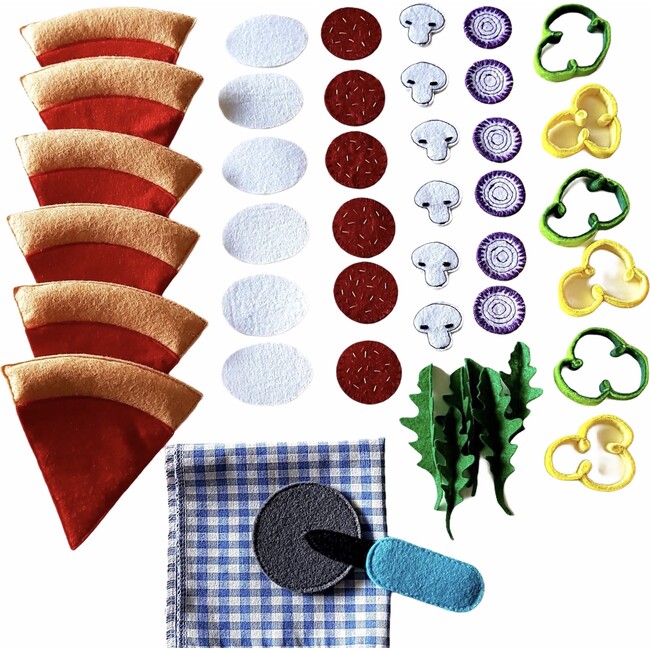 Felt Pizza - Play Food - 3