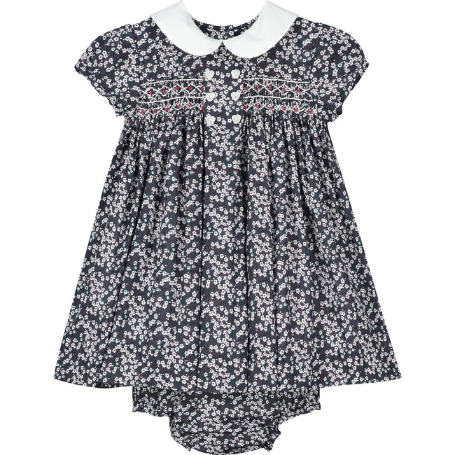 Gemma Liberty Fabric Baby Dress, Multi