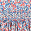 London Liberty Fabric Dress, Coral & Blue - Dresses - 4