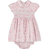 Eden Smocked Baby Dress, Pink - Dresses - 1 - thumbnail