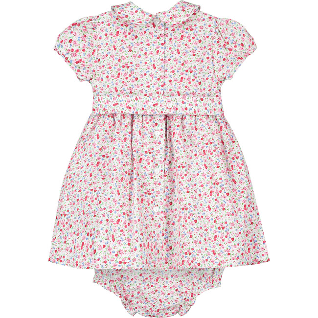 Eden Smocked Baby Dress, Pink - Dresses - 3