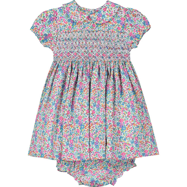 Daniella Liberty Fabric Baby Dress, Multi