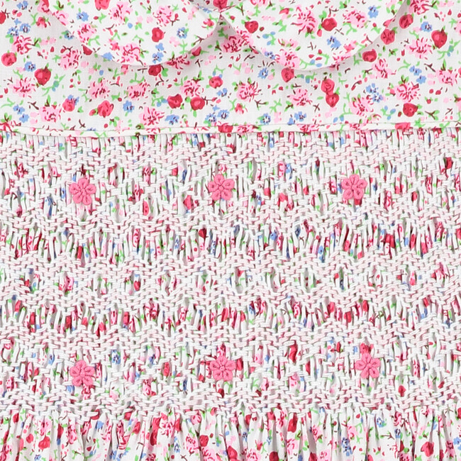 Eden Smocked Baby Dress, Pink - Dresses - 4