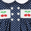 Franny Smocked Baby Dress, Cherries - Dresses - 4