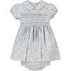 Ashley Smocked Baby Dress, Pastels - Dresses - 1 - thumbnail