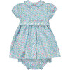 Valerie Smocked Baby Dress, Blue - Dresses - 3