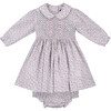 Remi Smocked Baby Dress, Pink - Dresses - 1 - thumbnail