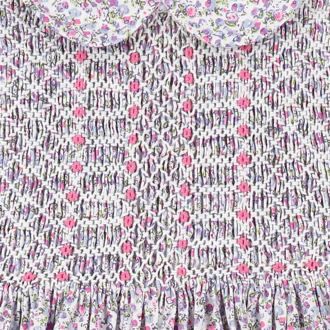 Remi Smocked Baby Dress, Pink - Dresses - 4