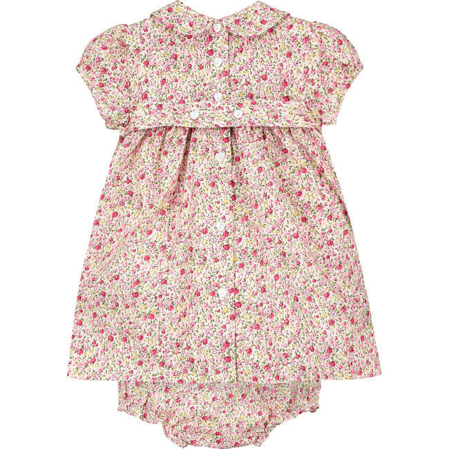 Naomi Smocked Baby Dress, Blush - Dresses - 3