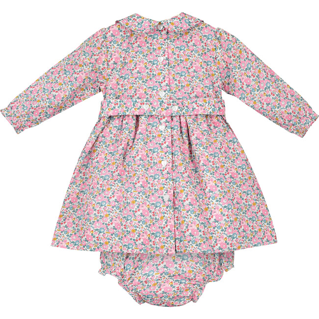Alana Liberty Fabric Baby Dress, Multi - Dresses - 3