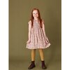 Anna Smocked Dress, Pink & Beige - Dresses - 2