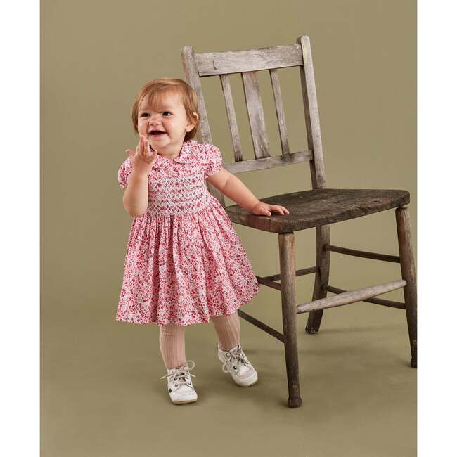 Amy Liberty Fabric Baby Dress, Pink