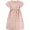 Anna Smocked Dress, Pink & Beige - Dresses - 3