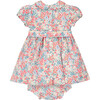 Amara Smocked Baby Dress, Pink & Blue - Dresses - 3