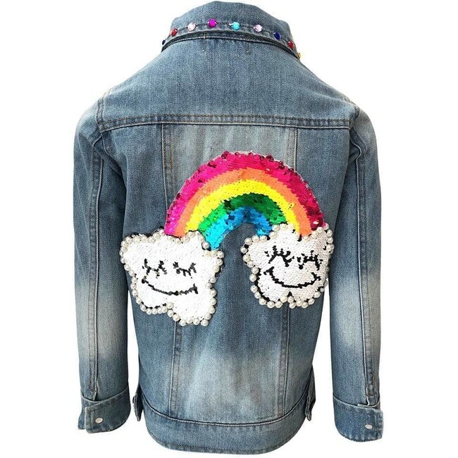 Rainbow Gems Jacket, Denim