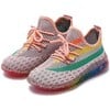 Peachy Rainbow Trainer Sneaker, Multi - Sneakers - 1 - thumbnail