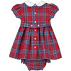 Charlie Smocked Baby Dress, Red - Dresses - 3