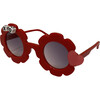 Matte Heart Sunglasses, Red - Sunglasses - 2