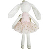 Sparkle Floral White Midi Bunny - Plush - 1 - thumbnail