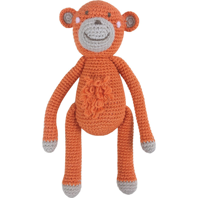 Crochet Marcel Monkey Rattle Toy Albetta Teethers Rattles