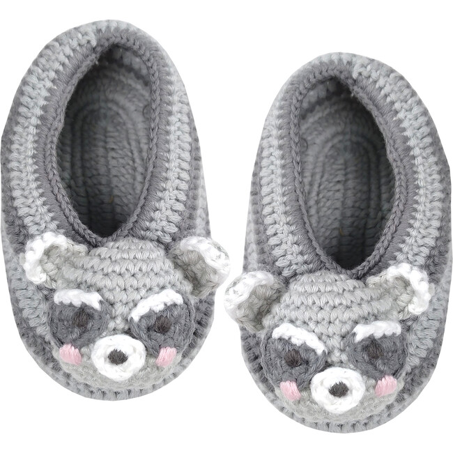Crochet Raccoon Booties - Booties - 1