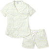 Women's Short Sleeve Short Set, Citron - Pajamas - 1 - thumbnail