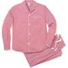 Women's Pajama Set, Red Mini Gingham - Pajamas - 1 - thumbnail