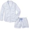 Women's Long Sleeve Short Set, La Mer - Pajamas - 1 - thumbnail