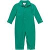 Forest Green Flannel Romper - Pajamas - 1 - thumbnail