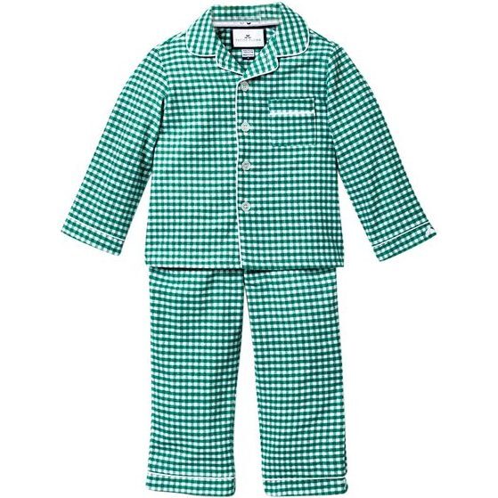 Classic Green Gingham Pajamas