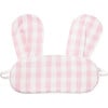 Pink Gingham Bunny Eyemask - Eye Masks - 1 - thumbnail