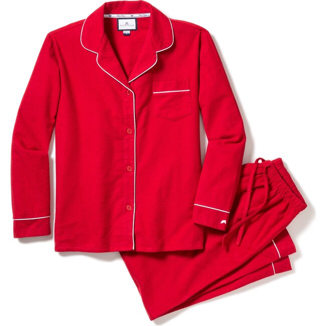 Women's Classic Pajama Set, Red Flannel