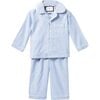 Blue Seersucker Pajamas - Pajamas - 1 - thumbnail