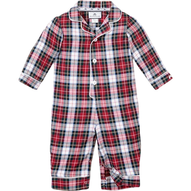 Red Tartan Romper - Pajamas - 1