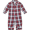 Red Tartan Romper - Pajamas - 1 - thumbnail