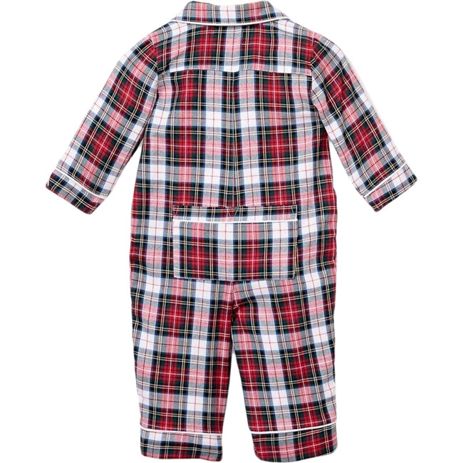 Red Tartan Romper - Pajamas - 2