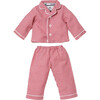 Red Mini-Gingham Doll Pajamas - Doll Accessories - 1 - thumbnail