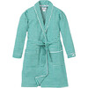 Green Gingham Flannel Robe - Robes - 1 - thumbnail