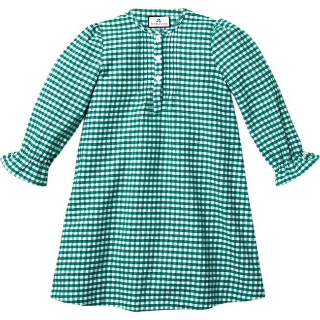 Green Gingham Beatrice Nightgown - Nightgowns - 1