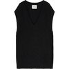 Ted Sweater Vest Dress, Black - Dresses - 1 - thumbnail