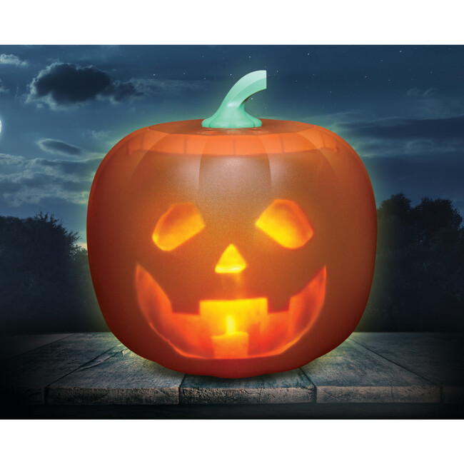 Jabberin' Jack The Talking Animated Pumpkin with Built-In Projector & Speaker