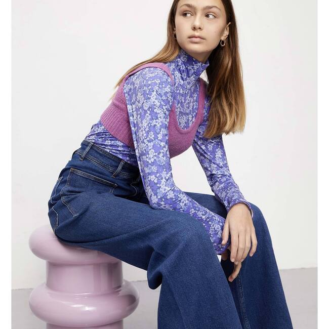 Jean Rania, Blue - Jeans - 4